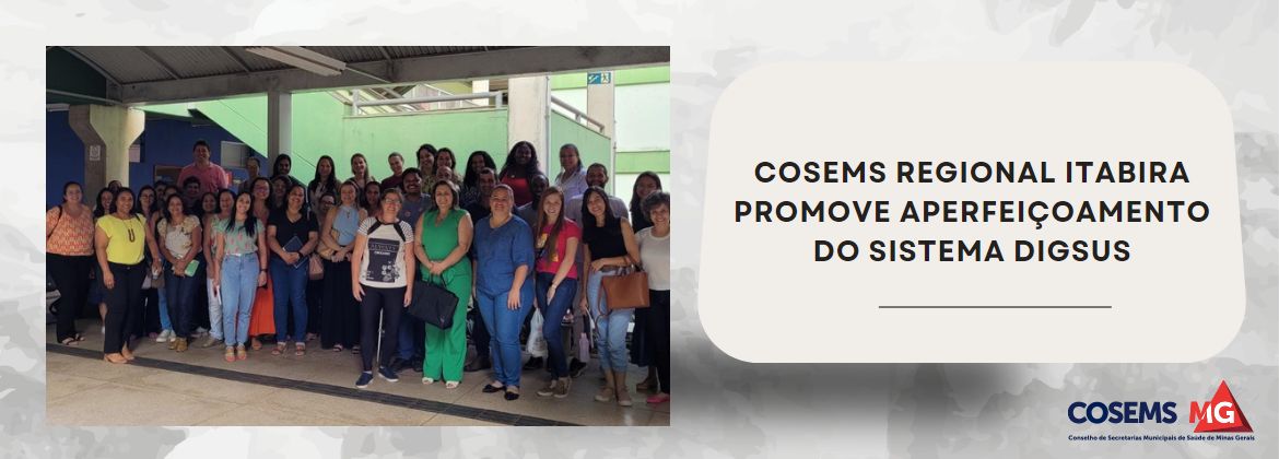 COSEMS Regional Itabira promove aperfeiçoamento do Sistema DIGISUS