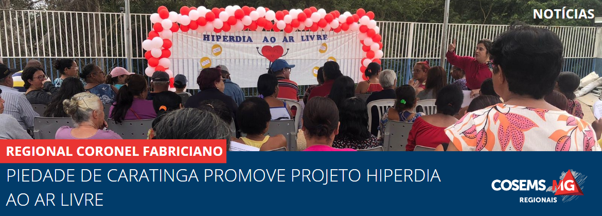 Piedade de Caratinga promove Projeto 