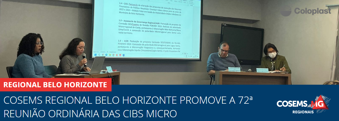 Cosems Regional Belo Horizonte promove a 72ª Reunião Ordinária das CIBs Micro