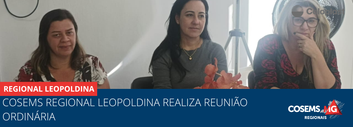 Cosems Regional Leopoldina realiza Reunião Ordinária