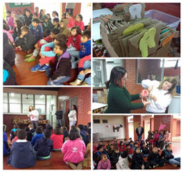 Programa de Saúde na Escola em Itamogi realiza atividades de saúde bucal.