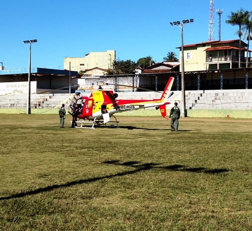 Atendimento Aeromédico em São Roque de Minas