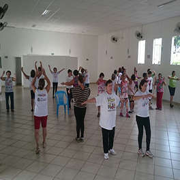 Ginástica para a terceira idade em Capitólio