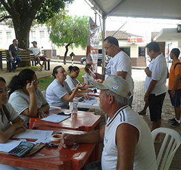 Saúde na Praça em Capitólio