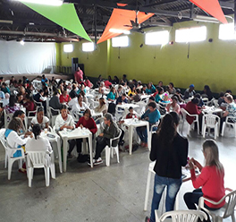 Comemoração do dia das Mães em São Tomás de Aquino