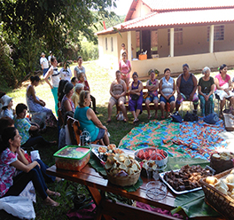 Piquenique educativo na zona rural de Itamogi