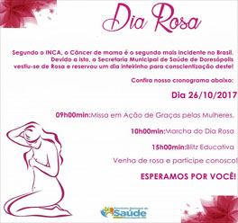 Dia Rosa é agitado em Doresópolis