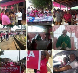 A Secretaria Municipal de Saúde de Doresópolis sacode o município com o Dia Rosa