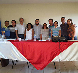 Presidente do COSEMS/MG vista COSEMS Regional Pirapora