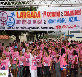 1ª Corrida e Caminhada Outubro Rosa e Novembro Azul de Itambacuri foi um sucesso