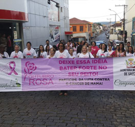 Mês do Outubro Rosa no município de Campanha