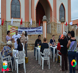 Ação de Saúde: Encontro Diabéticos e Hipertensos em Santa Cruz de Minas